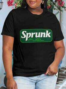 Sprunk Fuel Gamer Oversize Women T-Shirt (Large Size) - Funny Birthday Gift For Women Comicon - màu đen - Xem 1
