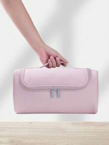 1 PIEZA Bolsa de almacenamiento portátil y elegante para secador de pelo, bolsa de belleza para guardar rizador, bolsa de almacenamiento para secador de pelo, plancha y rizador, bolsa de gran capacidad multifuncional y resistente al agua para artículos de tocador de hombres y mujeres, bolsa colgante para cosméticos, artículos esenciales de viaje, vacaciones, verano, vuelta al colegio, bolsa para la escuela, bolsa de viaje para mujeres, bolsa de maquillaje para viajes