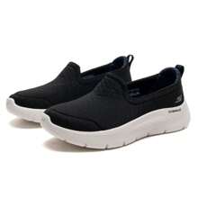 Skechers Women's Shock-Absorbing Casual Sneakers 124825-BLK - Black - View 3