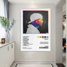 1 szt. Pop Stories Music Album Cover Plakaty Klasyka Piosenkarz Avicii Zdjęcia Do Pokoju Bar Malarstwo Na Płótnie Wydrukuj Sztukę Dekoracja Ścienna Do Domu Prezenty Płótno Dekoracja Ścienna Płótno Plakat Mural Nadaje Się Do Sypialni, Sztuki Muralowej Biuro I Dekoracja Salonu