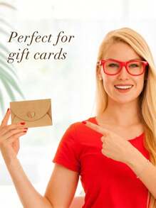 20套牛皮纸信封套装，心形迷你信封和空白卡片，适合DIY、礼品卡、办公信封、婚礼请柬、节日贺卡、感谢信 - 彩色 - 查看 7