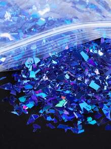 10g/Bag Holographic Nail Glitter Flakes Sparkly 3D Asymmetrical Shiny Sequins Nails Supplies Polish Manicure Nail Art Decorations DIY Nail Charms Nail Gems