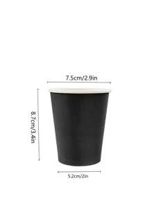 10pcs/Pack 9oz Disposable Paper Cups, Paper Coffee Cups, Disposable Drinking Cups, Hot & Cold Beverage Paper Cups, Suitable For Holding Hot Water, Juice, Ideal For Parties, Picnics, Holidays, Birthdays, Bridal Showers, Available In Multiple Colors