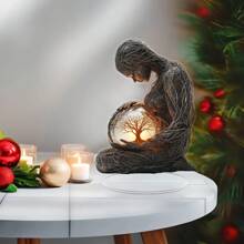 Figurine de déesse de la forêt acrylique 2D transparente et cristal-clair - Décoration de bureau pour anniversaire, remise de diplôme, Noël Accessoire de bureau artistique, style aléatoire