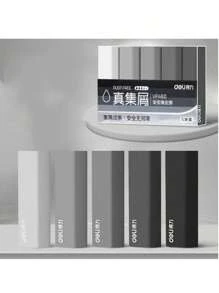 5pcs Water Drop Shaped Crumb-Free And Clean Erasers, Suitable For Students, 2B Pencil Sketch, Fine Art Supplies