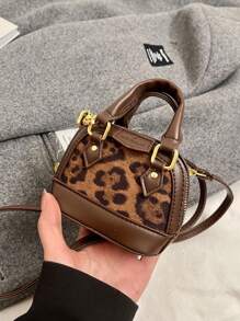 New Mini Handbag Shell Shape. Cute & Fashionable Compact Crossbody Bag. Versatile Evening Clutch. Accessory Pouch Case, Coin Purse, Small Mini Bag - A - View 16