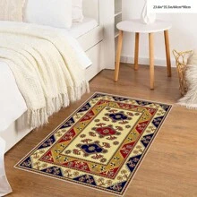 1 件水晶天鹅绒斑点地毯、门垫 - 防水、防滑、易于清洁、可机洗、柔软舒适的地毯，适用于入口、厨房、客厅、卧室、走廊、浴室、洗衣房 - 家居装饰