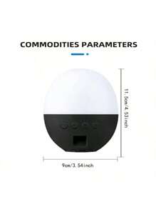 新款泪滴形白噪音蓝牙音箱带夜灯，助眠便携式蓝牙音箱