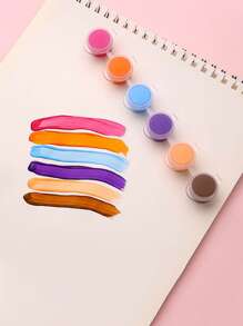 4PCS Painting Kit, Diy Painting, Painting Drawing Hobby Kit, Mini Drawing Board, Acrylic Paint Painting Blank, Hand Painted Diy Painting Photo Frame,Back To School,School Supplies