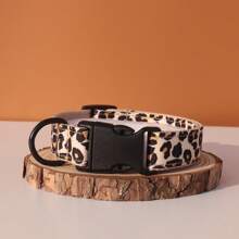 Customizable Leopard Print Dog Collar, Personalized With ID Name & Phone Number, Adjustable Pet Collar, Free Engraving, Suitable For Small, Medium & Large Dogs And Cats - Collar - View 17