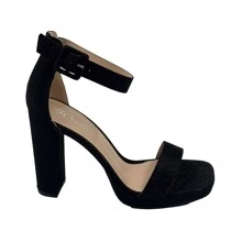 Escarpins à talons hauts épais et pointus JZ Brothers avec fermeture à boucle
