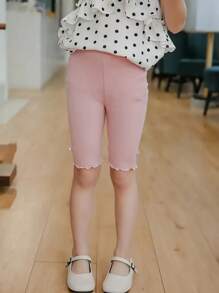 Set de 3 Mallas capri ligeras de verano para niñas, pantalones de modal para niños, estilo coreano