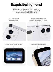 D6 Triple Camera 64 Million Pixels CCD Digital Camera Video Music Photography OLED Touch Screen Card Camera