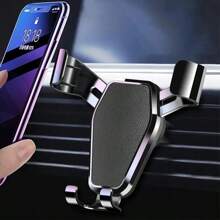 Soporte para teléfono móvil para automóvil antivibración y resistente a golpes, para navegación integrada en el automóvil. Soporte para teléfono móvil dedicado para salida de aire de automóvil, compatible con iPhone y teléfonos Android. Regalo para cumpleaños, familia y amigos. Soporte para teléfono móvil para salida de aire de automóvil, accesorio para automóvil. - Negro - Ver 1