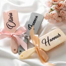 Brosse à cheveux personnalisée pour enterrement de vie de jeune fille, cadeaux pour demoiselles d'honneur, brosses à cheveux pour demoiselles d'honneur, faveurs pour enterrement de vie de jeune fille, cadeaux pour la fête de mariage, cadeaux personnalisés pour demoiselles d'honneur