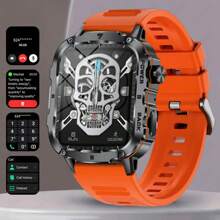 LIGE Smart Watch/Stylish Sports Watch/1.95-Inch Large Screen/Wireless Call/Smart Voice Assistant/Calories/Timer/Alarm Timer/Photo Record/Multifunctional New Men's And Women's Watch/Sports Tracking Bracelet/Men's Watch/Ladies' Watch/Ladies Watch/Wear Decoration