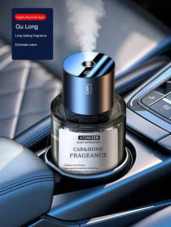 1 pieza Difusor de fragancias para coche, humidificador aromático de mist inteligente y de fragancia premium para decoración de interior de lujo del coche