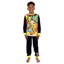 pokemon Pyjamas | Pikachu Boys' Pyjama Sets | Long Sleeve Kids Pjs - Black - View 2