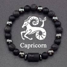 12星座手链 12星座首饰女士天蝎座双子座射手座手链友谊礼物批发 - 黑膽石款 - 查看 24