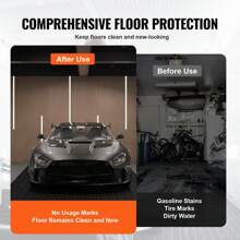 KFFKFF Diamond-Plate Rubber Flooring Roll, 3 Mm X 4 Ft X (6 To15) Ft Garage Floor Mat, SBR Rubber Garage Flooring Roll, Easy To Clean, Diamond Plate Rubber Mat For Under Cars, Garage Industry Gym, Black