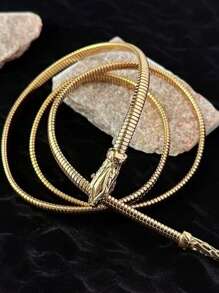Cross-Border Snake Year Multi-Shaped Metal Snake Zodiac Year Sexy Waist Chain Suit Skirt Net Celebrity Metal Chain, The Best Choice For Gifts - Snake - View 2