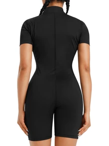 Sauna Suit For Women Full Body Jumpsuit Waist Trainers For Women Belly Fat Workout Sweat Suit