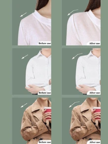 Elegant Invisible Shoulder Pads - Straight Shoulder Design, Anti-Slip, Self-Adhesive, Transparent Silicone