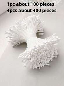 4pcs, 2mm Artificial Flower Stamens, Artificial Matte Flowers Stamens Mini Flower Pistle.Home Flower Craft Decoration Fake Flower Stamens, Wedding Scene Accessories, DIY Handmade Home Decoration, Indoor Decoration Materials, Room Decoration, Aesthetic Room Decor, Bedroom Decor, Home Decoration Gifts Birthday Graduation