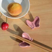 1 件/2 件/3 件/4 件陶瓷蝴蝶筷子架，可爱家居日常使用筷子架枕头 - 彩色 - 查看 1