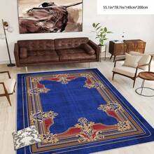 [Crystal Velvet, PVC Bottom, 5mm Thickness] 1pc Bohemian Style Carpet - Waterproof, Anti-Slip, Absorbent, Machine Washable, Soft & Comfortable Mat, Suitable For Kitchen, Living Room, Bedroom, Hallway, Bathroom, Laundry Room - Easy To Clean, Carpet, Home Decor Home Bathroom Decor Bath Rug Outdoor Rug Door Mat