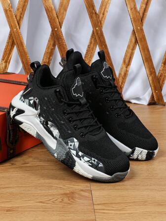 Women's Black Slip-Resistant Breathable Low-Top Lace-Up Sports Shoes, Comfortable Casual Outdoor Tennis Shoes For Daily Running, Parties, Gym, Commuting, Gifts