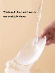 Elegant Invisible Shoulder Pads - Straight Shoulder Design, Anti-Slip, Self-Adhesive, Transparent Silicone