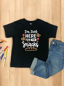I'm Just Here For The Snacks Baby Bodysuit, Foodie Baby Funny Bodysuits, Snackking Lover Kids Shirt, Birthday Gift For Toddlers, Cute Shirts, Baby Playground Shirts, Coolest Toddler Gift TX-1408