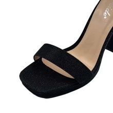 Escarpins à talons hauts épais et pointus JZ Brothers avec fermeture à boucle