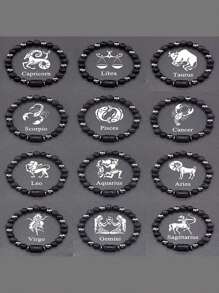 12 Zodiac Signs Bracelet 12 Constellation Jewelry For Women Scorpio Gemini Sagittarius Bracelet Friendship Gift Whoelsales