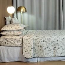 Double Bedspread, 3 Pieces, Printed, 180 Thread Count