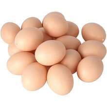 Set de 20 huevos de plástico falsos para manualidades de Pascua, pintura y decoración - Sin necesidad de alimentación eléctrica