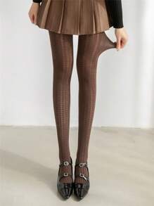 1 szt. Damskie rajstopy Sheer Tights z wycięciem w kształcie serca, wygodne, wyszczuplające, elastyczne, obcisłe legginsy