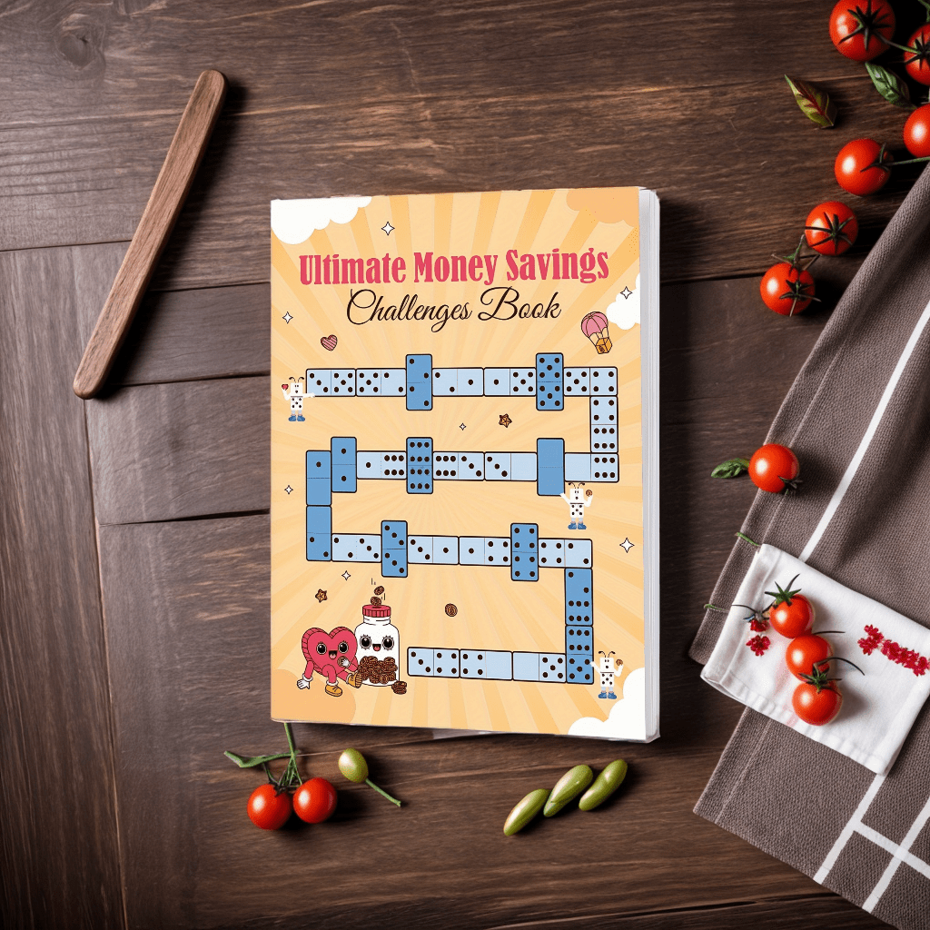 SKYDUE Ultimate Money Saving Challenge Book, 30 Various Savings Challenge Goals Divided Into 12-Month, Large Deposit, Low Income And No Spending Money Savings Challenge, Easy And Fun Way To Save Money, School Supplies, Back To School