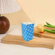 12pcs Popcorn Boxes Mini Paper Popcorn Bags Cardboard Disposable Popcorn Container, Snack Candy Popcorn Holder For Carnival Party Supplies, For Birthday Party Wedding Movie Night Tableware Supplies(Black,White,Blue,Yellow,Green,Red,Pink)