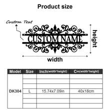 1pc Custom Vintage Metal Doorplate Decorative Art, Rural Street Nameplate Wall Decorations - Personalized Door Numbers And Text - Wall-Mounted Multifunctional Address Signs, House Numbers, Outdoor Address Signs, Farmhouse Door Art,Graphic Print