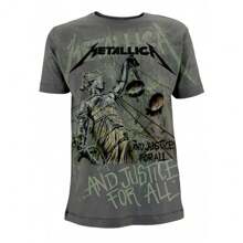 Metallica | Official Band T-Shirt | And Justice For All Neon (All Over) - 48-Hour Fast Shipping! 