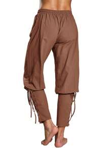 Mittelalter Halloween Kostüm für Herren, Cosplay Renaissance Viking Hose