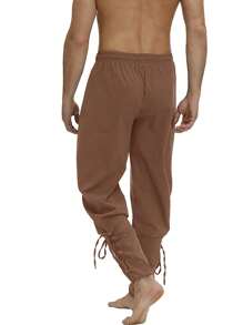 Mittelalter Halloween Kostüm für Herren, Cosplay Renaissance Viking Hose