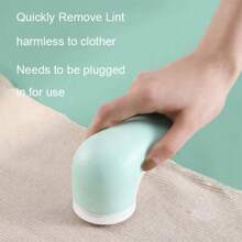 NetHong Electric Lint Remover Clothes Lint Shaver Epilator USB Plug-In Portable Operated - Green - View 9