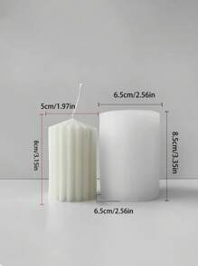 Geometrische Kunst asymmetrische Sphäre Aromatherapie Kerze Silikon Form 1 Stück DIY handgefertigte Sphäre Seife Gips Kerze einfache Entnahme sauber wiederverwendbar für Heim Dekoration Geschenk Präsentation Party - Weiss - Übersicht 18