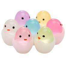 10/30pcs Easter Chick Resin Figurines, Hatching Baby Chick Resin Decor, Suitable For Various Rooms Decoration Mini Animal Collectibles, Indoor/Outdoor Decor, No Power Needed