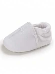 Infants & Toddlers Soft-Bottom White Christening Shoes, Unisex Infant Sneakers