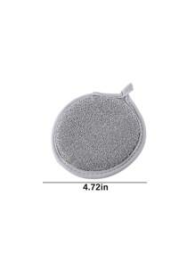 Double Sided Round Sponge Scrub Bowl Sponge Absorbent Kitchen Household Sponge Wipe Ingots Clean Cloth