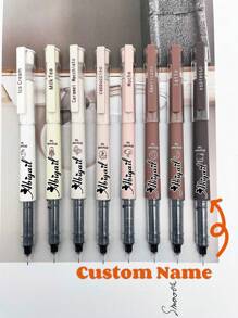 3pcs 6pcs Personalized Name Your Exclusive Imprint Create A Unique Writing Tool To Show Your Personalized. Direct Liquid Ink, Smooth Writing; Needle Pen Tip, Precise And Delicate; Quick-Drying Technology To Avoid Smudging; Large Ink Capacity, Long-Lasting And . Artistic Style And Fresh, Simple And Fashionable, Highly Attractive Design. Students Can Practice Questions And Office Workers Can Record